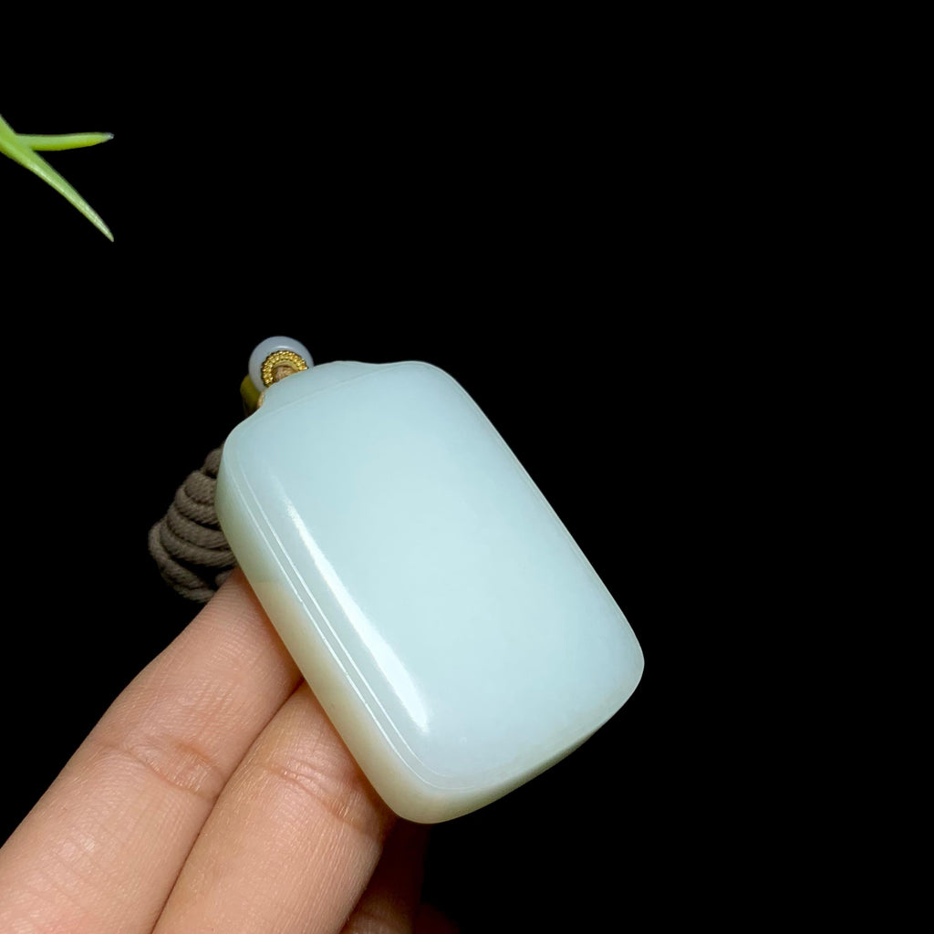 和田山料白玉无事牌（58.6g）