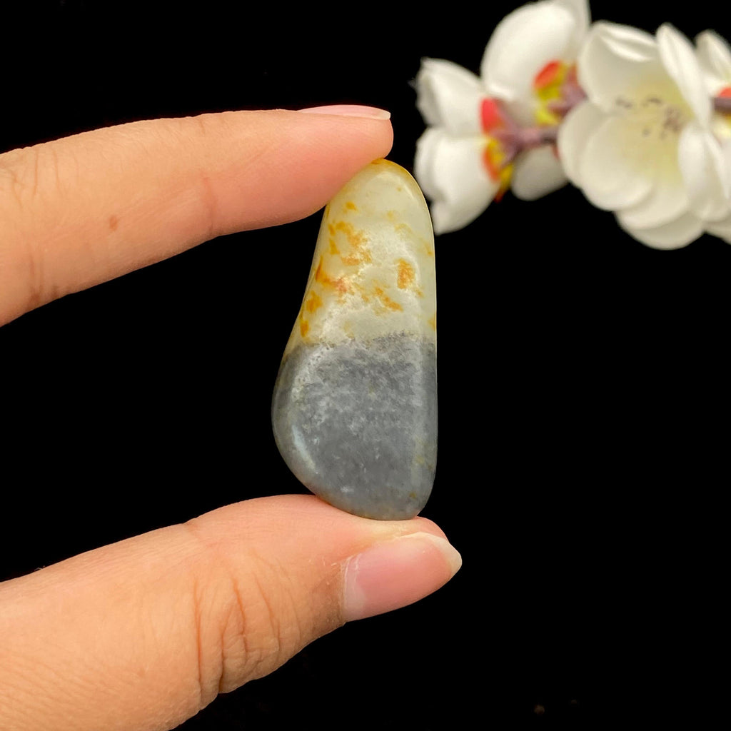 和田玉洒金皮青花籽料（14.4g）