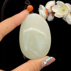 和田玉籽料【花开富贵】（53.5g）