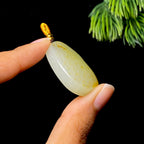 和田玉籽料无事牌（16.7g）