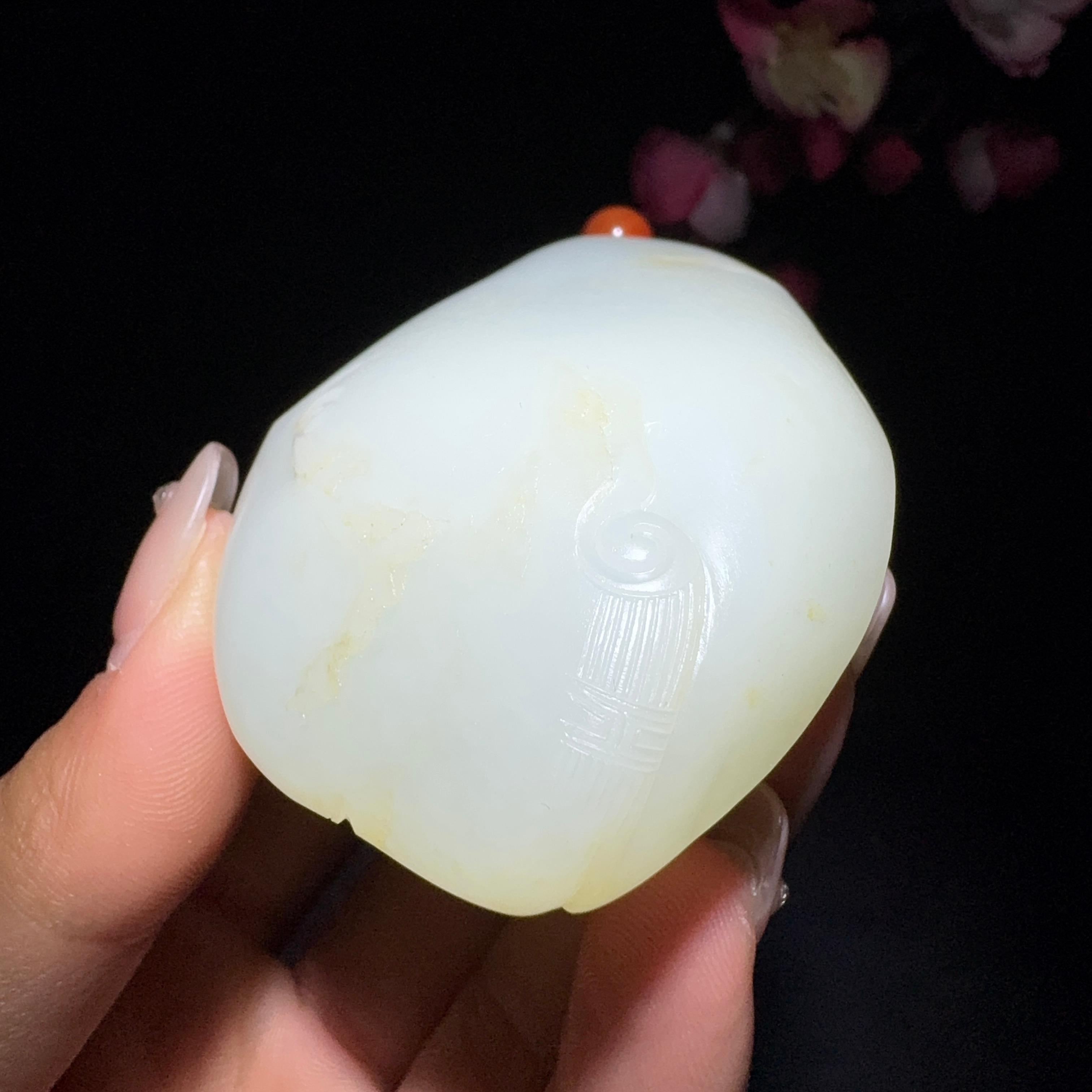 和田玉籽料平安牌（58.1g）