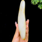 和田玉洒金皮籽料手把件（377.03g）