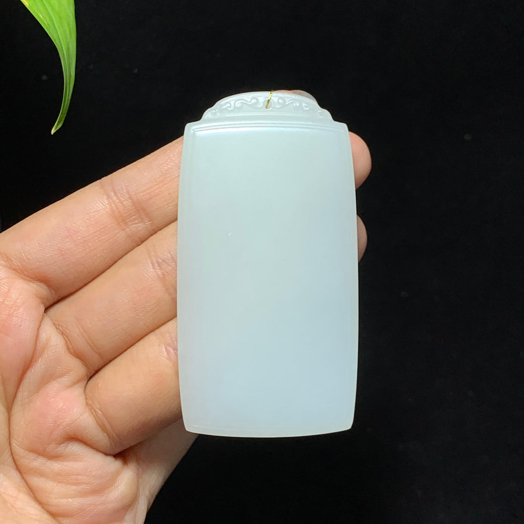和田山料白玉无事牌挂件（56.4g）