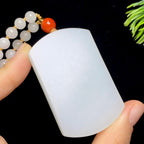 和田玉白玉无事牌（48.9g）