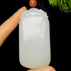 和田玉籽料无事牌（67.3g）