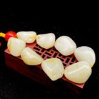 和田玉洒金皮【精品手串】（106g）
