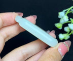 和田玉藕粉平安无事牌（39.5g）