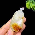 和田玉籽料无事牌（28.5g）