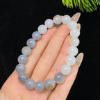 和田玉籽料青花圆珠手串（30.8g）