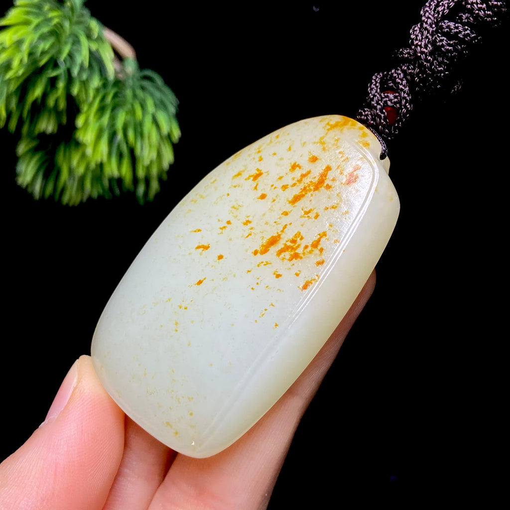 和田玉籽料无事牌（61.8g）