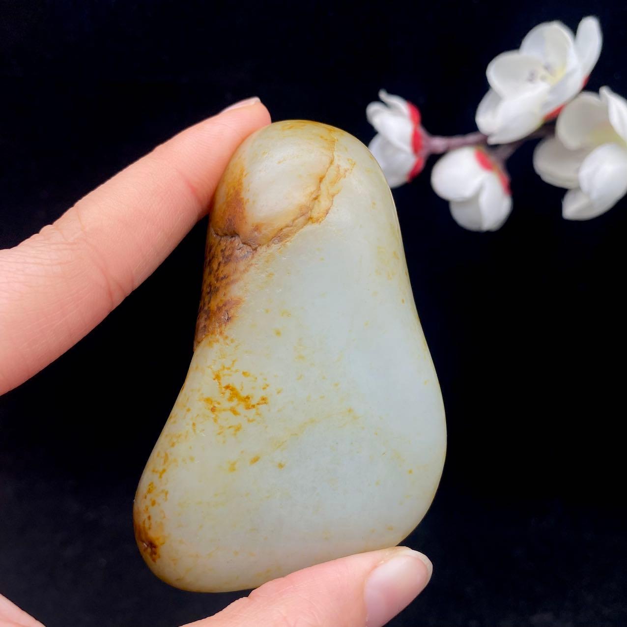 和田玉洒金皮籽料（134g）