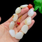 和田玉洒金皮籽料【精品手串】（61.3g）