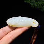 和田玉籽料观音（38.5g）