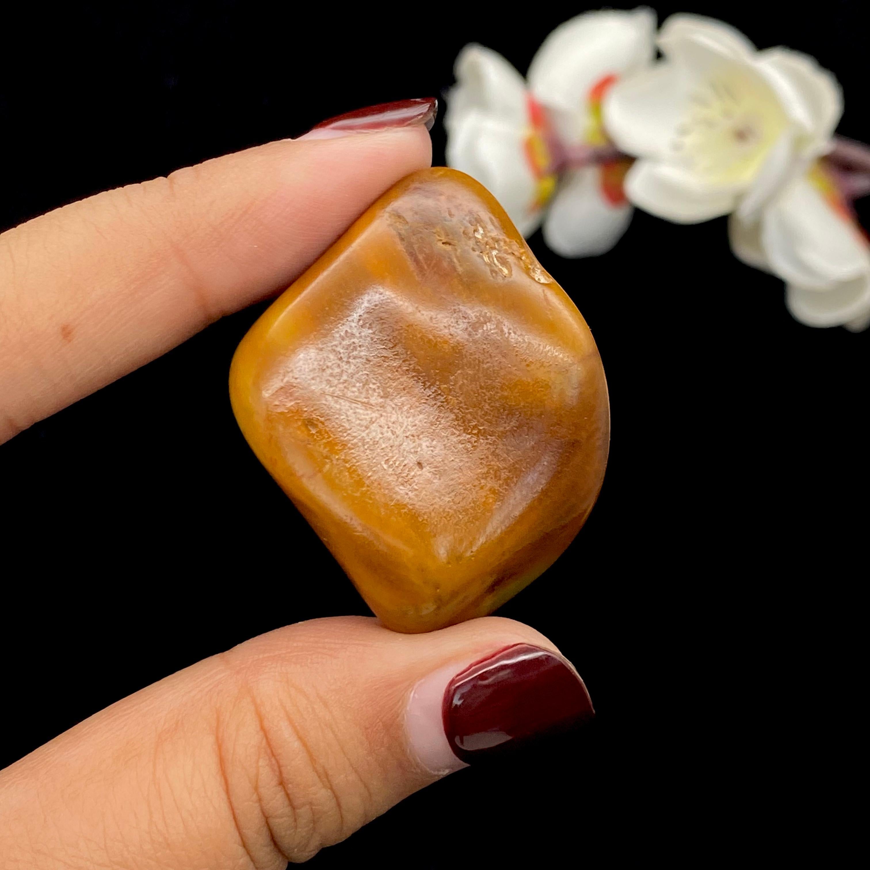 和田玉黄沁皮籽料原石（30.3g）