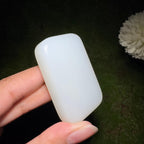 和田玉白玉平安无事牌（71.2g）
