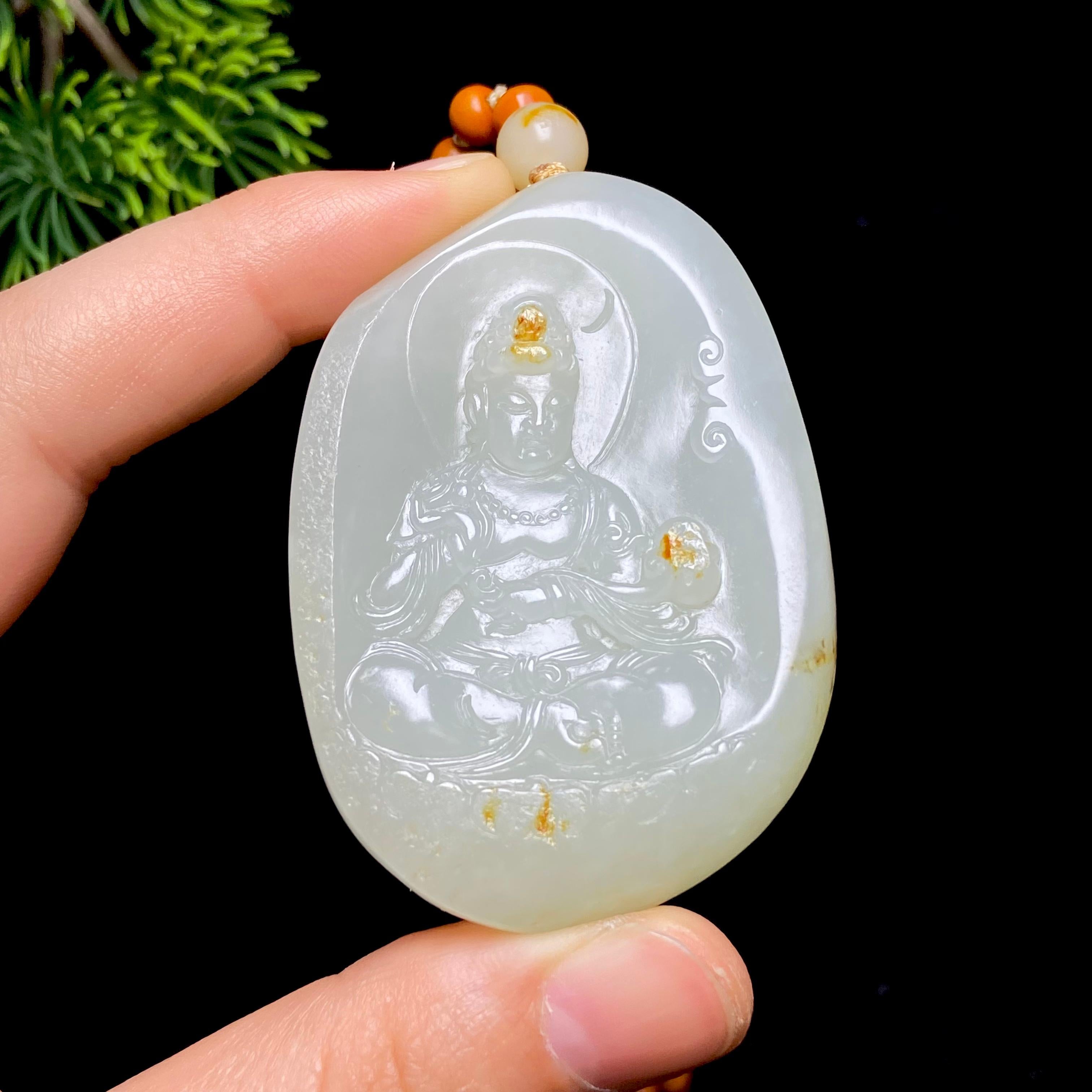 籽料雕件– 厚德载玉