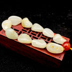 和田玉洒金皮【精品手串】（44g）