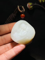 和田玉籽料佛公（48.9g）