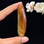 和田玉聚红皮籽料手把件（69.8g）