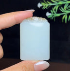 和田玉糖白平安无事牌（40.8g）