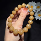 精品和田玉全糖圆珠手串（43.6g）