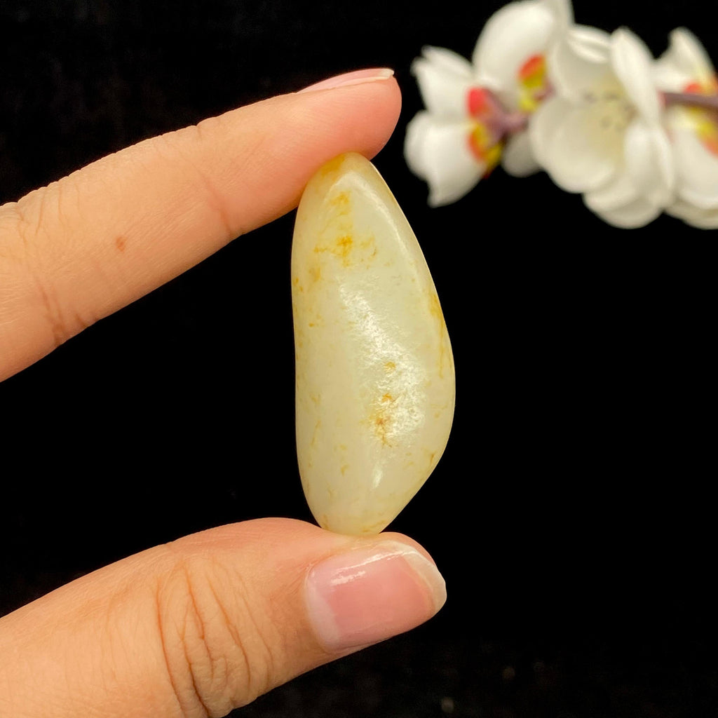 和田玉洒金皮籽料挂件（23g）