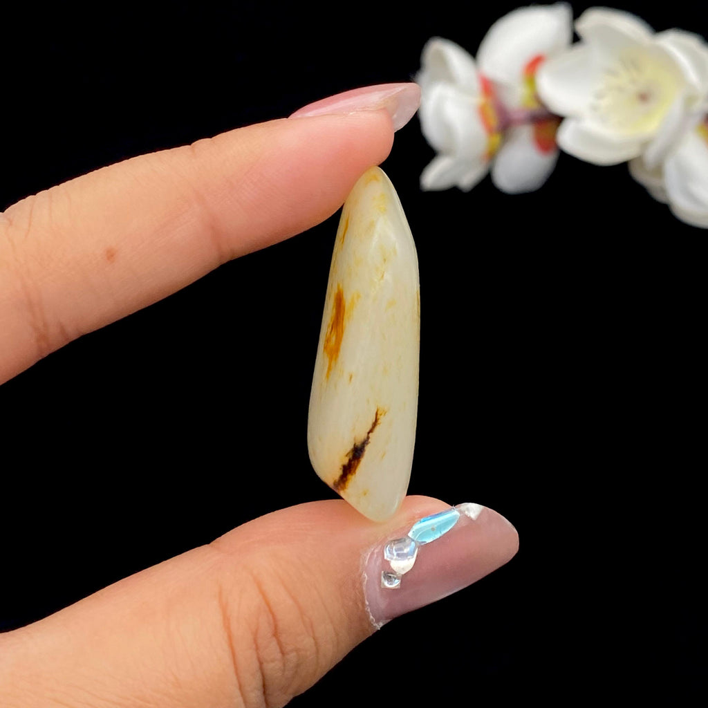 和田玉洒金皮籽料挂件（20.4g）