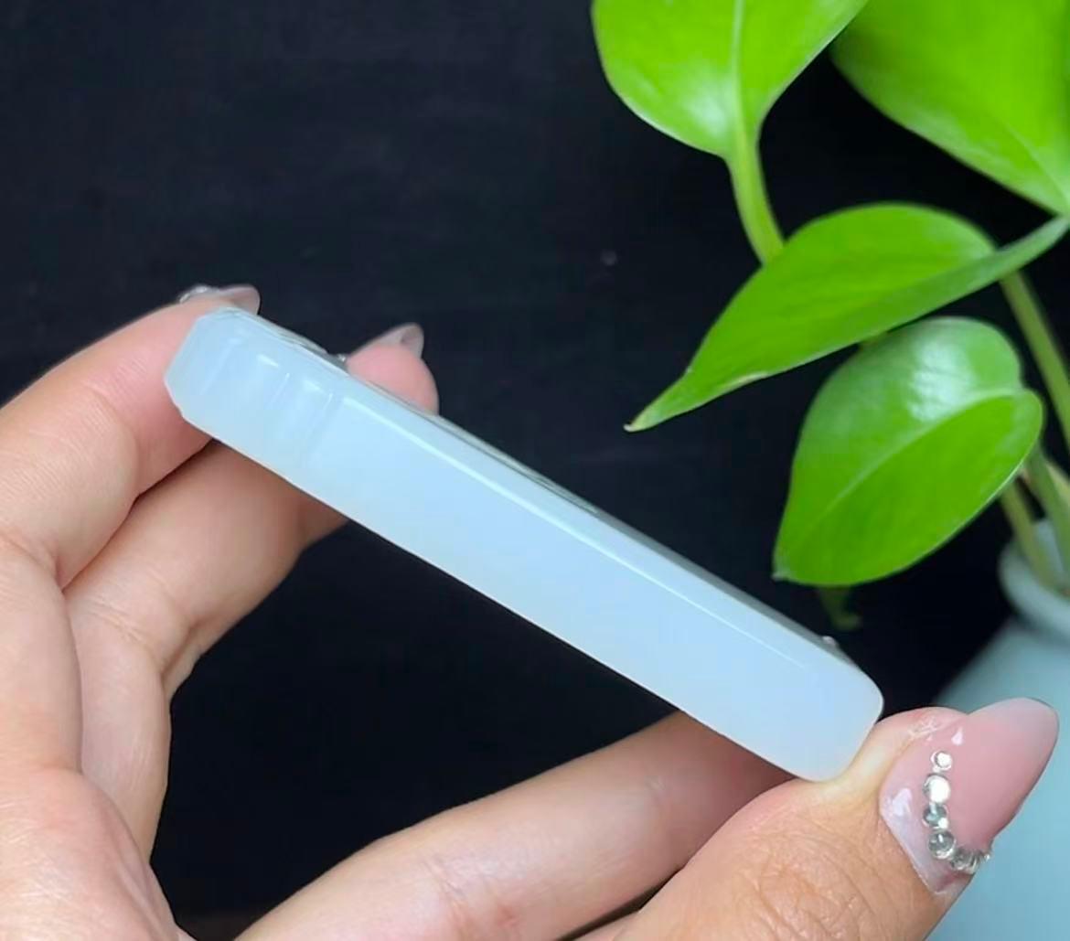 和田羊脂玉平安守护无事牌（82.2g）