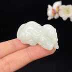 和田玉白玉【马】挂件（28.8g）