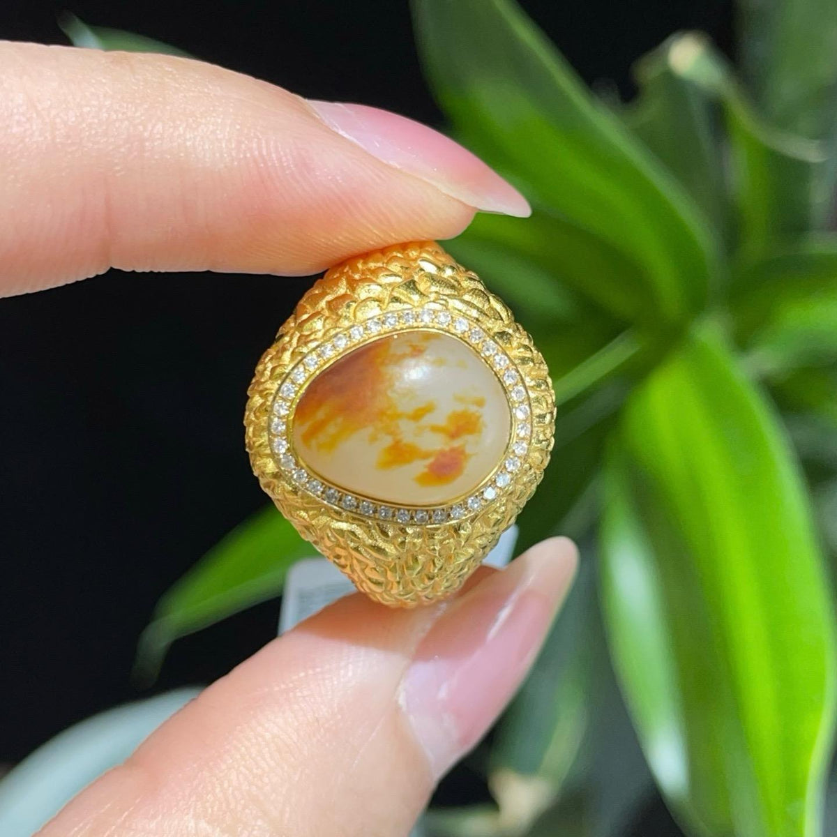 18K金籽料戒指2606260006（7.3g）