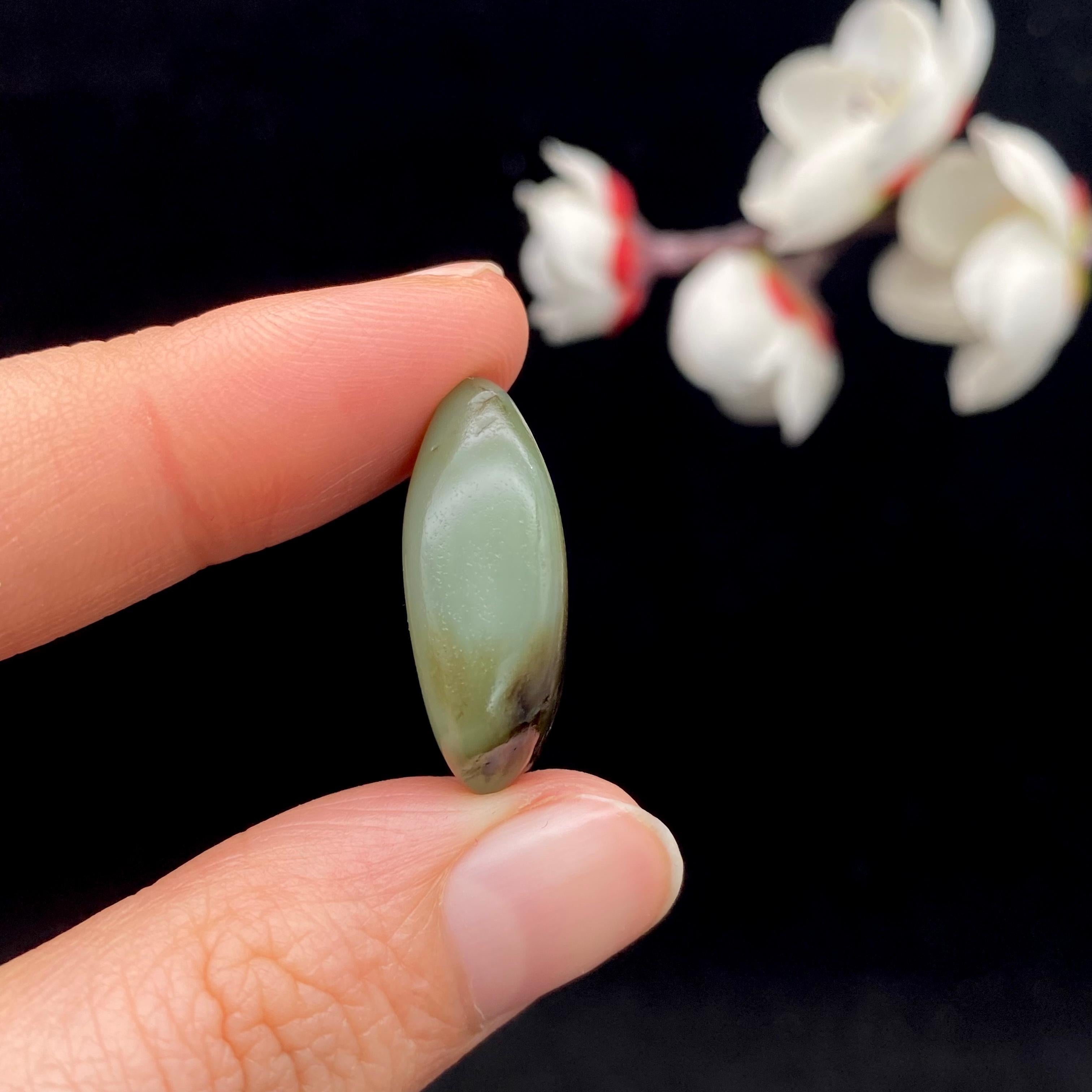 和田玉秋梨皮沙枣青籽料（4.8g）