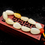 和田玉洒金皮【精品手串】（33.3g）