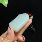 和田山料白玉无事牌挂件（40.0g）