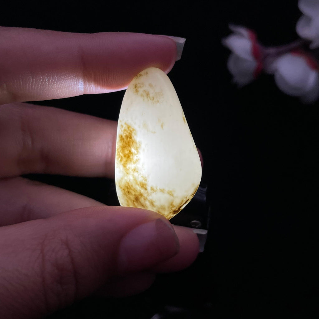 和田玉秋梨皮籽料吊坠籽（11.7g）