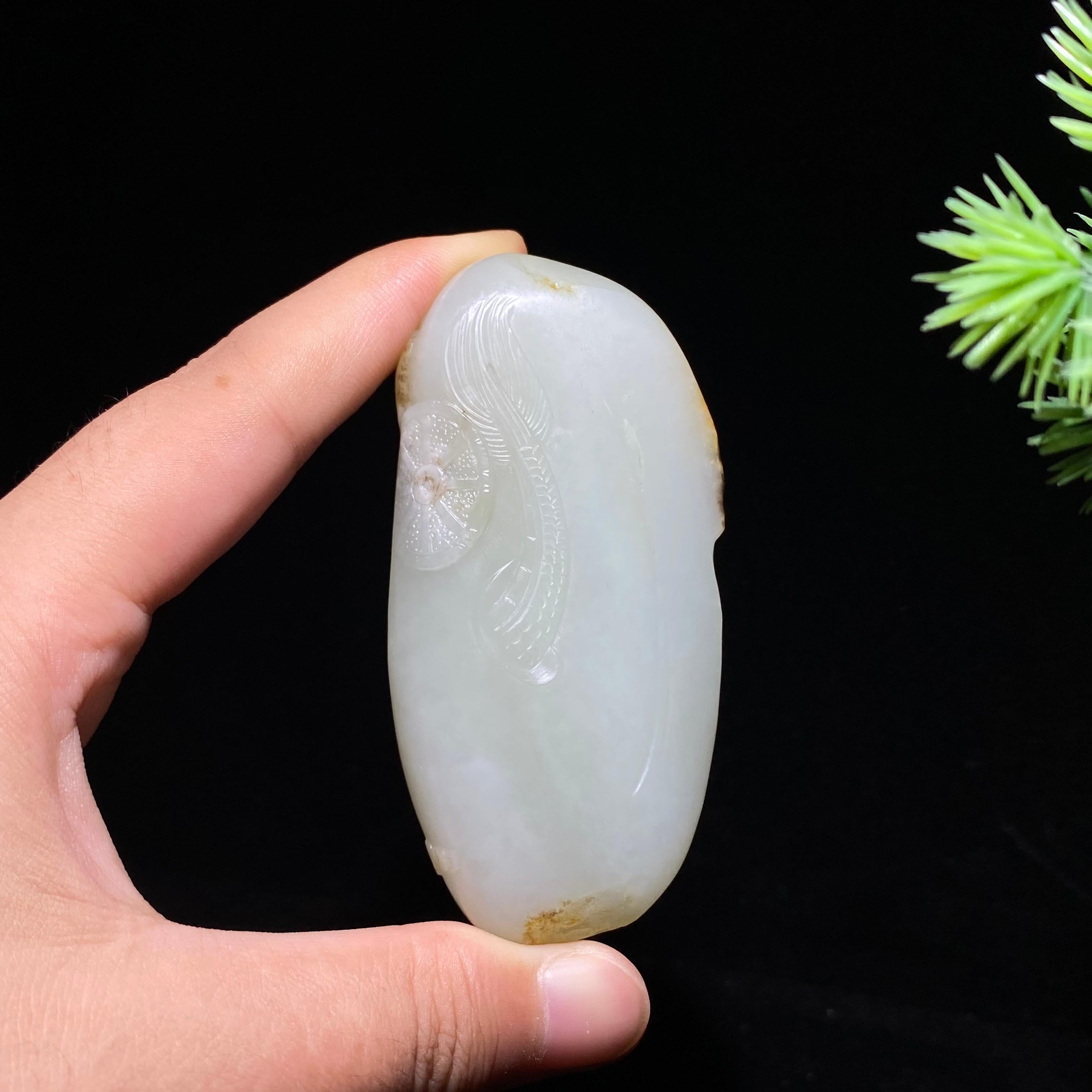 和田玉籽料观音（75.5g）