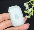和田白玉莲花无相佛平安无事牌（36.3g）