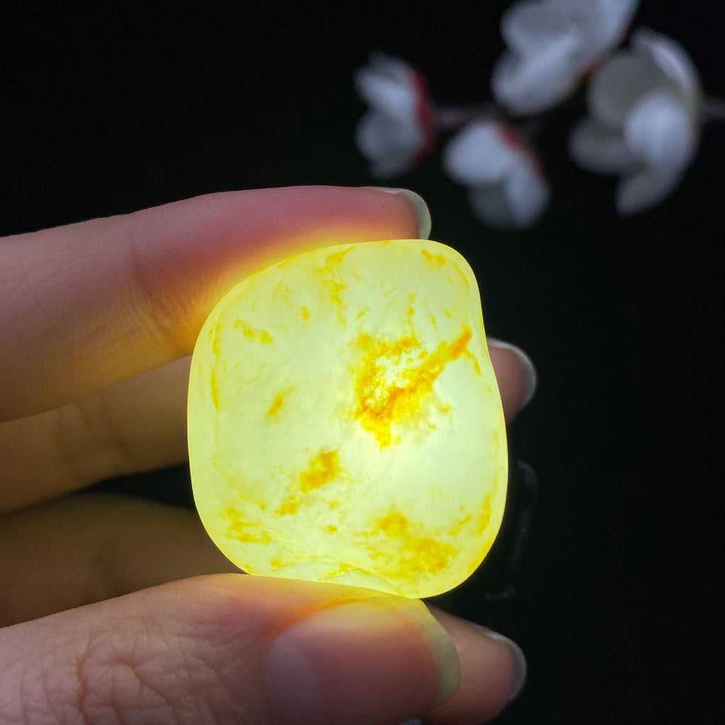 和田玉洒金皮籽料吊坠籽（15.5g）