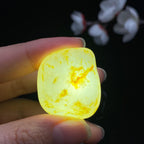 和田玉洒金皮籽料吊坠籽（15.5g）