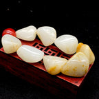 和田玉洒金皮【精品手串】（112.3g）