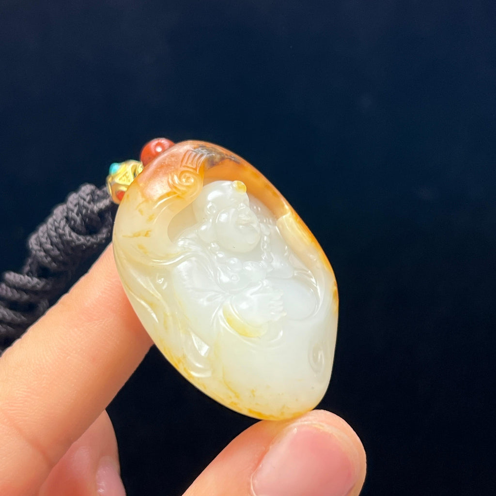 和田玉籽料弥勒佛（31.0g）