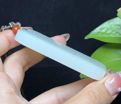 和田羊脂玉平安无事牌（79.8g）