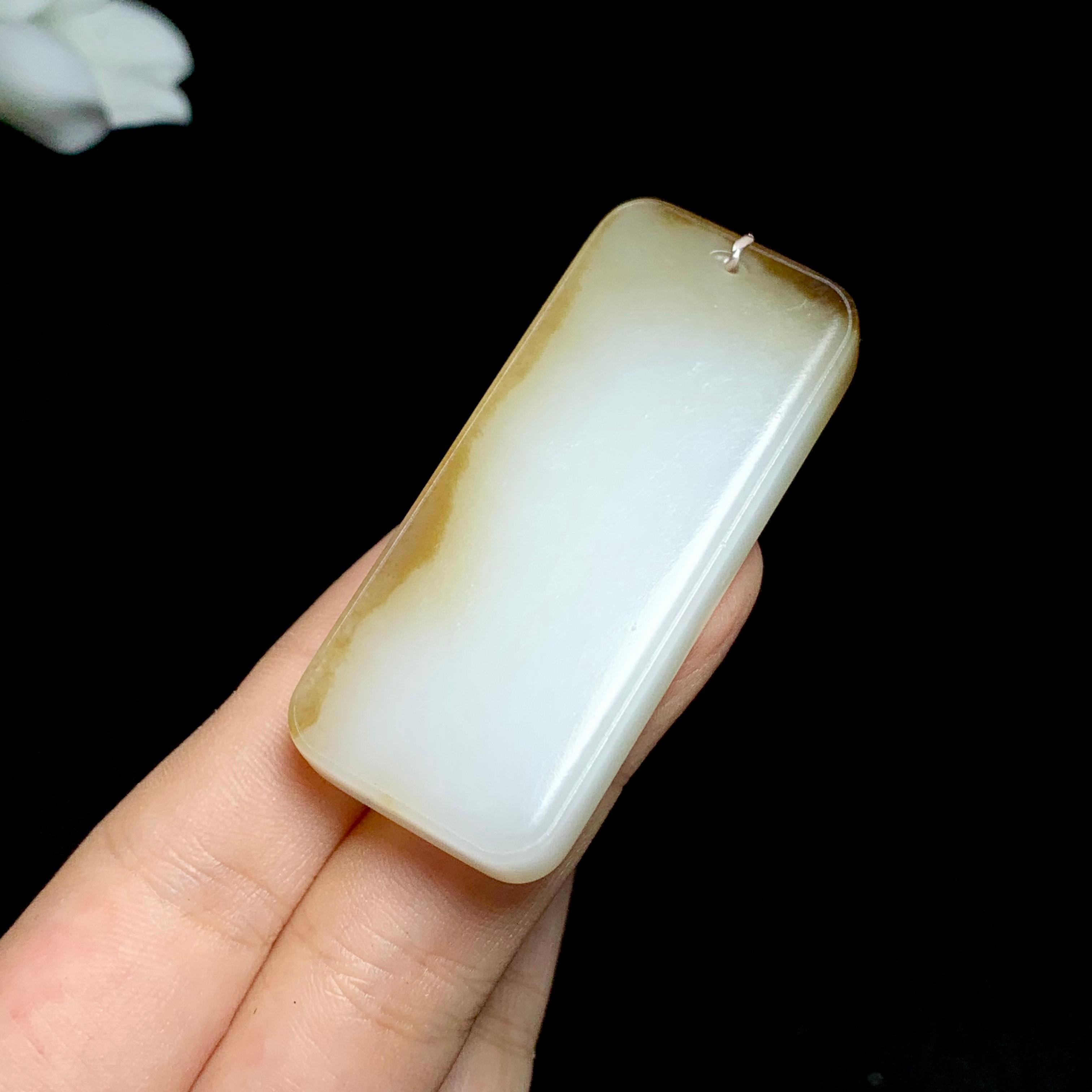 和田山料糖白玉无事牌（36.4g）