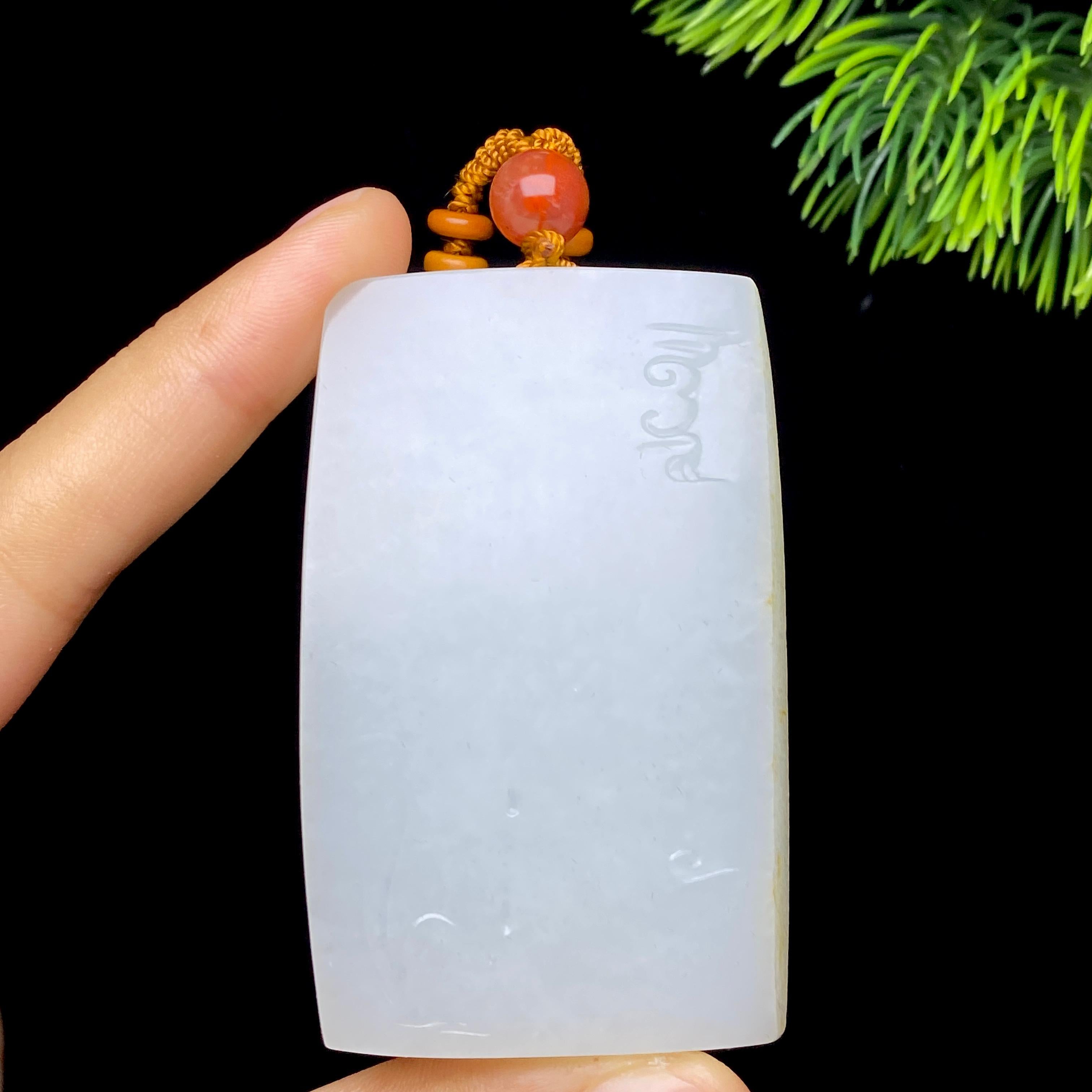 和田玉籽料观音（64.4g）