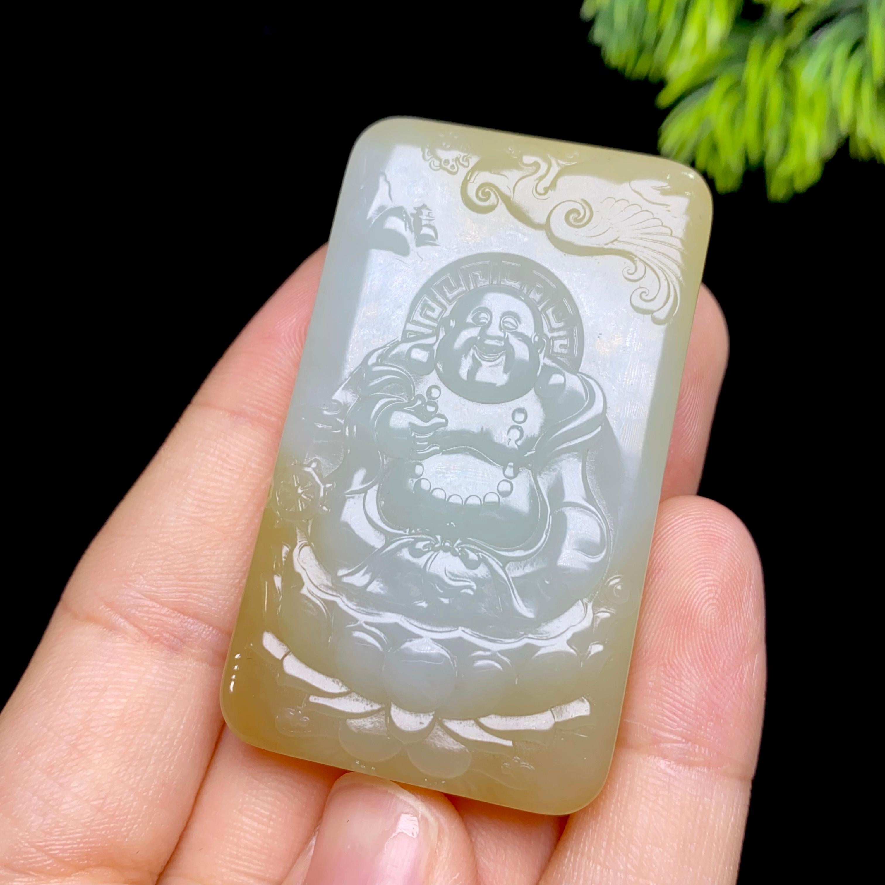 和田玉糖白佛公（40.1g）