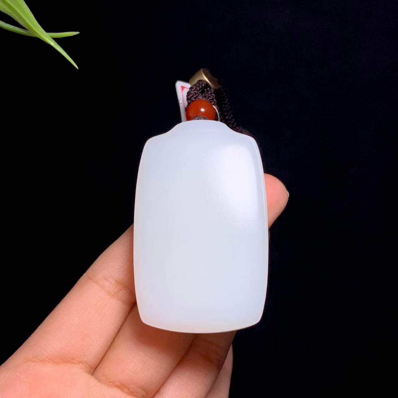 和田山料白玉无事牌（55.4g）