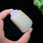 和田玉籽料无事牌（70.1g）
