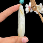 和田玉白玉籽料【坐莲观音】（73.3g）