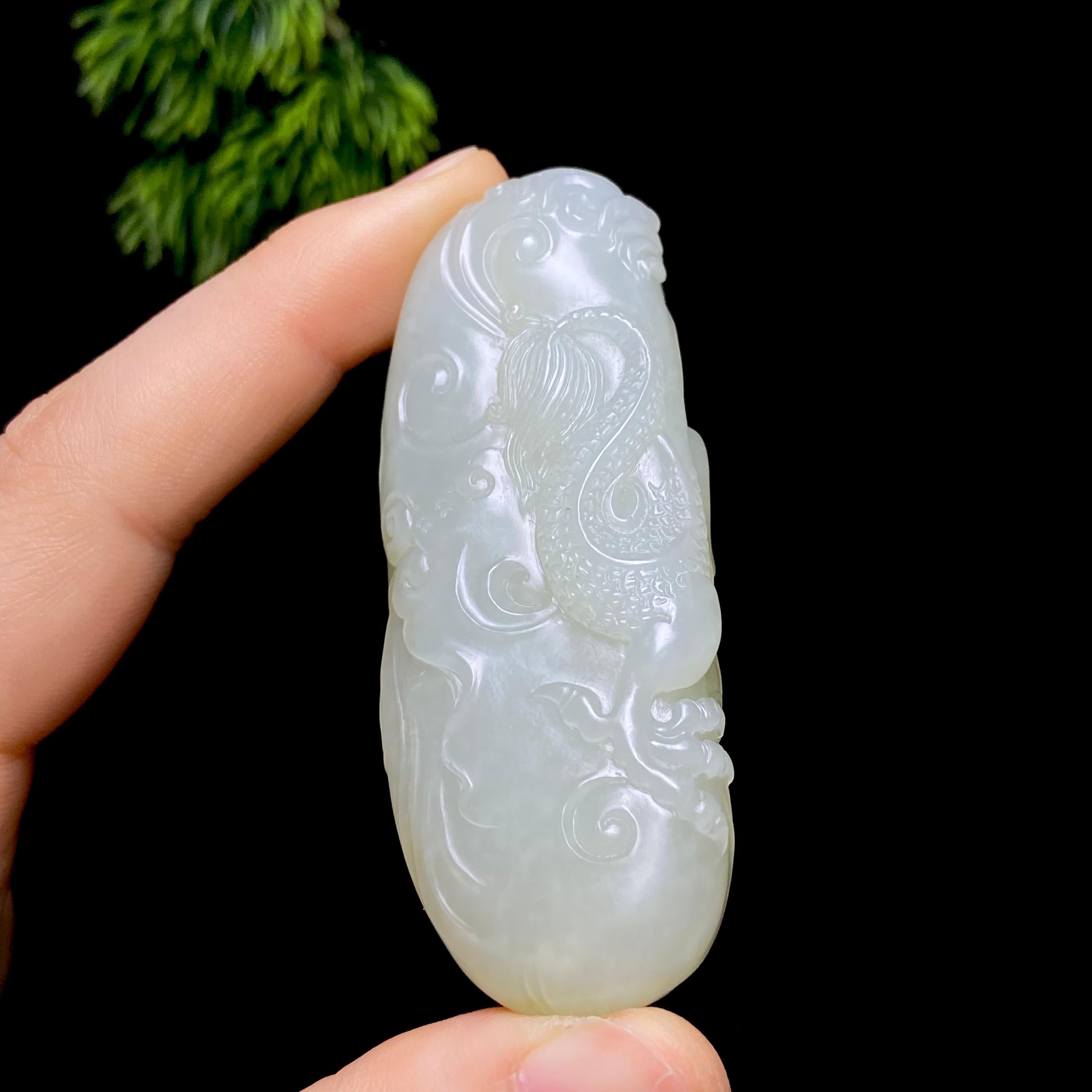 和田玉籽料龙马精神（59.8g）