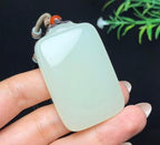 和田玉平安无事牌（43.8g）