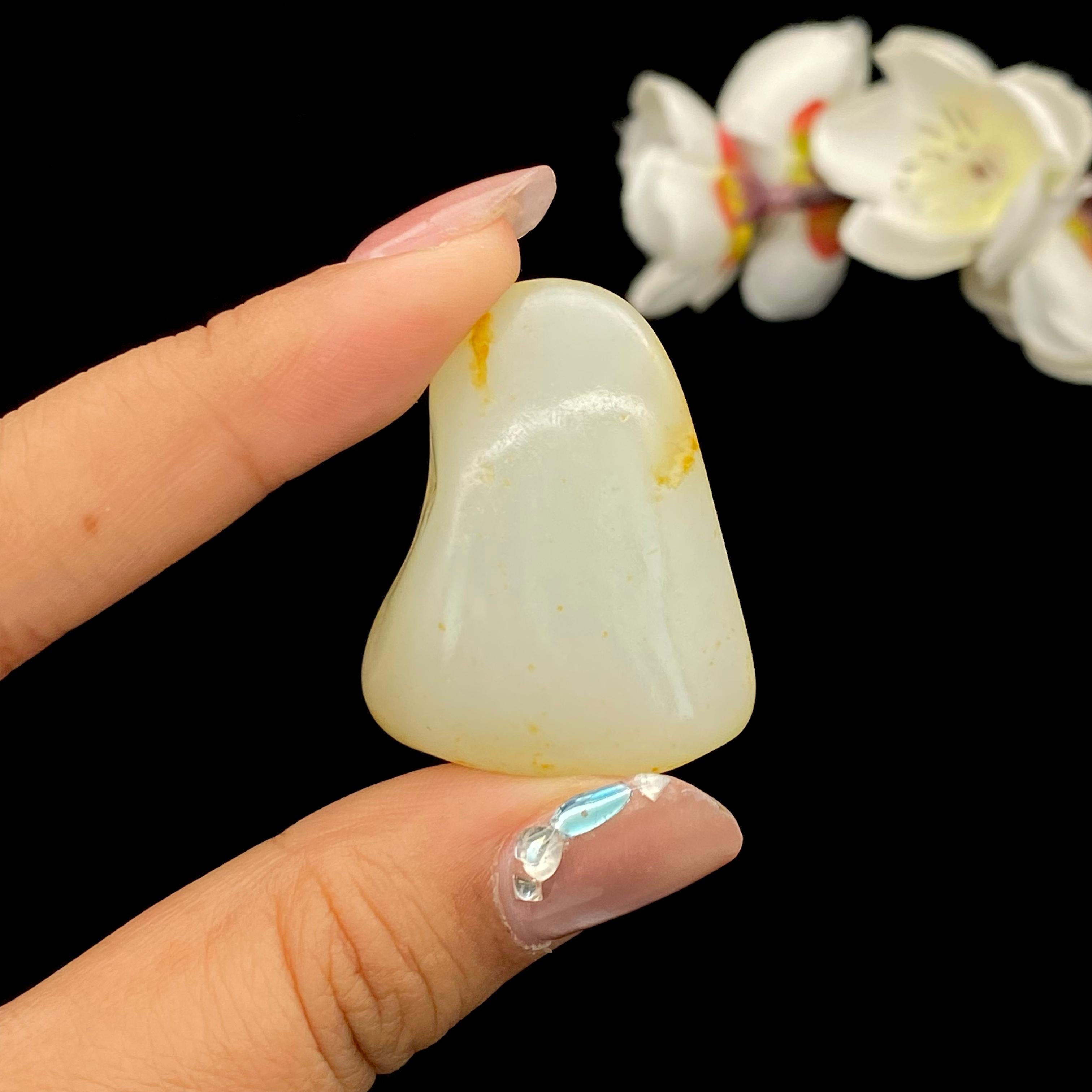 和田玉洒金皮籽料挂件（20g）